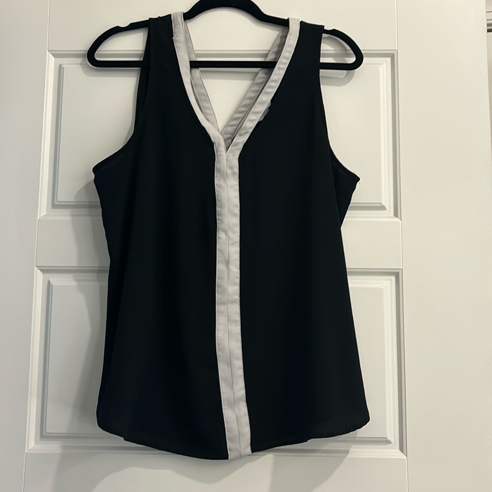 Black and white blouse from Kohl’s